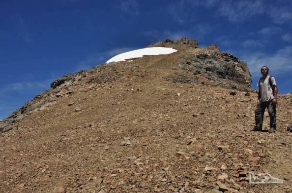 Cada vez mais perto do cume do Cerro Piltriquitrón, em El Bolsón, na Argentina